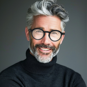 Mode Vintage rond mise au point unique unisexe PC cadre léger presbytie bleu lumière bloquant femmes hommes lunettes de lecture - Product Image 1