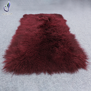 Tapis en fourrure de <span class=keywords><strong>karakul</strong></span> de qualité supérieure, fourrure de mouton de Mongolie à poils longs - Product Image 1
