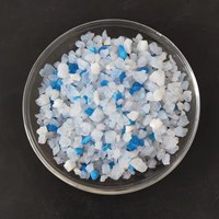 Grosir kristal ramah lingkungan silika Gel kotoran kucing pasir 1-8mm 5% kelembaban jumlah besar penyerap 20kg/tas untuk kucing