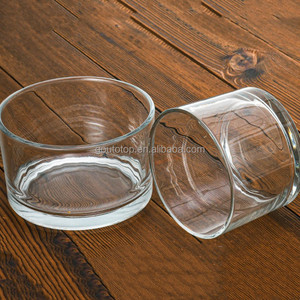 Luxury 16oz 3 Wick <strong>Large</strong> Transparent Round <strong>Candle</strong> Jars Three 3 Wicks Wide Mouth Glass Jars for <strong>Candle</strong> with Lids - Product Image 5