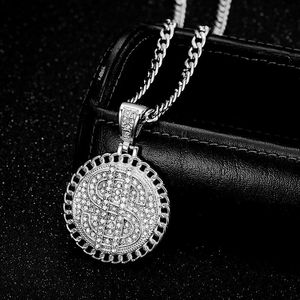 yunnique Hiphop Dollar Sign Pendant Necklace Stainless Steel Chain Men's Fashion Jewelry Party Accessory - Product Image 3