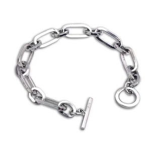Cool Retro Punk Shing Bolt <span class=keywords><strong>Bracelet</strong></span> <span class=keywords><strong>925</strong></span> Sterling <span class=keywords><strong>Silver</strong></span> Charm Pulseras Fábrica al por mayor para el uso diario de los hombres y el regalo de fiesta - Product Image 1