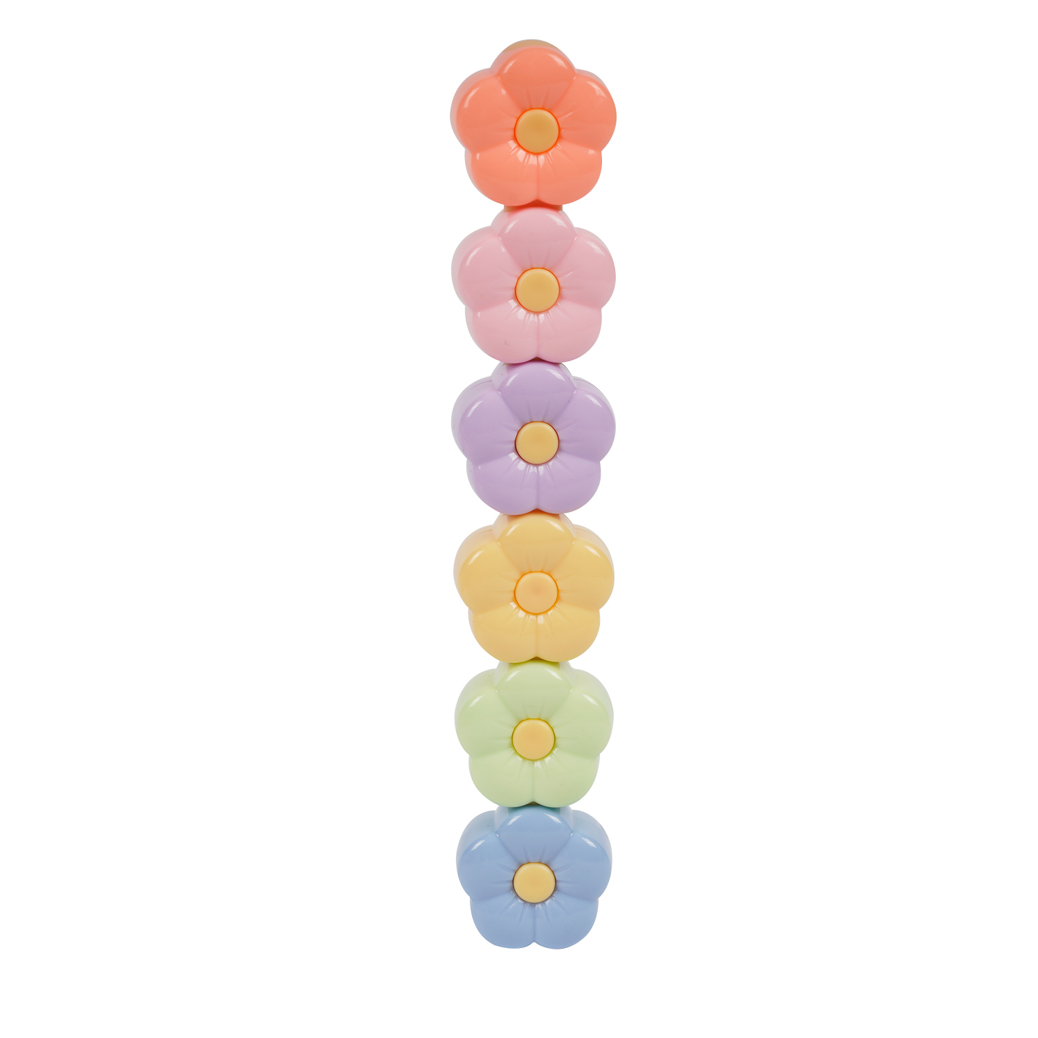 Promotion Highlighter Pen Marker Custom Made Set Highlighter Marker Pen Promotion Fluorescent Flower Stackable 5PK