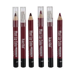 <span class=keywords><strong>Crayon</strong></span> à lèvres longue tenue multicolore Karite, nouvelle arrivée, vente en gros, marque privée, rouge à lèvres waterproof pour des lèvres sculptées - Product Image 1