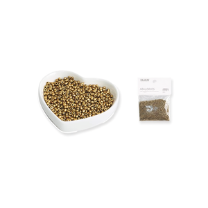 Ilan Abalorios Perline Dorate da 3mm 50g per Creazione di Gioielli - Product Image 3