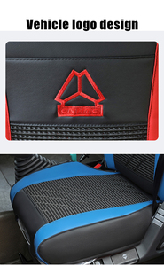 Cubierta de asiento de camión, tela de puntada roja y negra, cómoda, kit de cubierta de asiento resistente para Daf Xf Cf <span class=keywords><strong>2022</strong></span> - Product Image 6