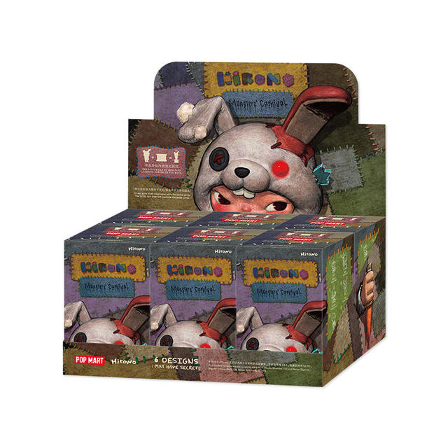 POP MART Original Limited Edition Collaboration Blind Box, Trendy Collectible Blind Box Figures Plush Toy Animals