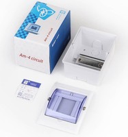 Boîtier de distribution d'air à 2-3 positions, tout plastique, 7-9 circuits, 2-13 boucles, pour usage domestique, montage en surface intérieur, robuste
