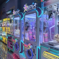 Machine à pinces de type Grande Roue, Mini machine à pinces de jeu personnalisée pour 1 joueur avec monnayeur, Mini machine à prix