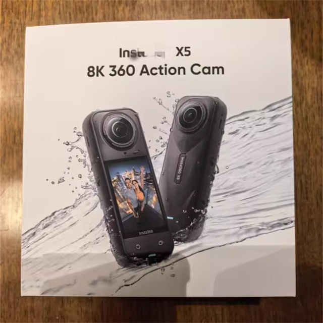 Waterproof 8K Anti Shake Panoramic Insta 360 X5 Action Camera 360 Photo Sports Travel Camera
