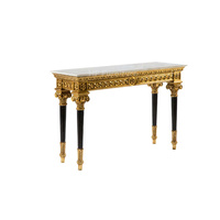 Table console en marbre de maison antique meubles de salon classiques table console de couloir populaire en gros