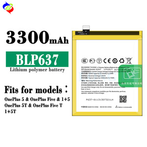 原装锂离子充电电池BLP637一加五一加5 5T一加1 + 5 5T 3210毫安时3.85伏手机电池 - Product Image 2