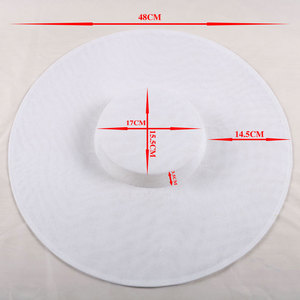 Chapeau <span class=keywords><strong>haut</strong></span> <span class=keywords><strong>de</strong></span> <span class=keywords><strong>forme</strong></span> non tissé à large bord <span class=keywords><strong>de</strong></span> couleur unie pour femme - Idéal pour les affaires et les fêtes, toutes saisons - Product Image 6