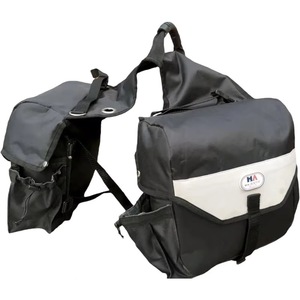 Muestras gratis: Alforjas medianas para montar a caballo, para sellos de equitación western y de resistencia; Alforjas de poliéster con doble costura. - Product Image 2