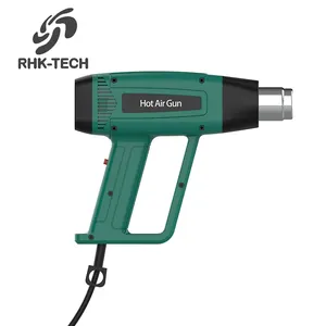 RHK 새로운 산업 휴대용 1600W 씰링 왁스 열 접착제 총 스틱 배터리 뜨거운 공기 무선 열 총