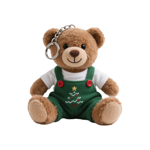Nhà sản xuất bán buôn 'khuyến mại Kawaii mềm mùa đông gấu sang trọng Túi Mặt dây chuyền <span class=keywords><strong>Keychain</strong></span> với chủ đề giáng sinh - Product Image 2