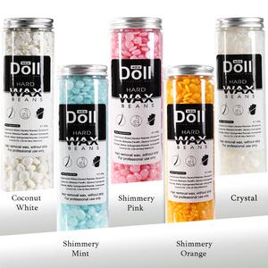 Cire pour poupée 400g Couleur chatoyante Sans colophane Cire dure parfumée en grains Point de fusion bas Granulés Cire chaude pour l'épilation du corps - Product Image 1