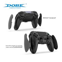 Manette sans fil BT DOBE antidérapante et résistante à la transpiration avec gyroscope 6 axes intégré et double vibration moteur pour PS4