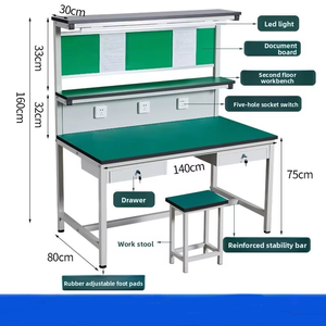 Console de travail antistatique en acier léger pour atelier sans poussière, idéale pour ligne d'assemblage en usine et usage scolaire - Product Image 3