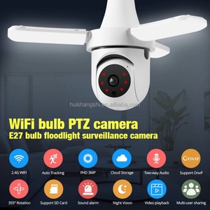HD 5MP E27 Bulb Indoor <b>Security</b> Indoor Monitor <b>Wireless</b> IP Bullet <b>Camera</b> WiFi Auto Human Track <b>Wireless</b> PTZ Surveillance Cameras - Product Image 2
