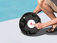 Nettoyeur de piscine robotisé intelligent personnalisé, aspirateur automatique pour piscine, robot nettoyeur par aspiration, brosse de nettoyage murale, écologique