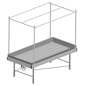 <span class=keywords><strong>Flux</strong></span> <span class=keywords><strong>et</strong></span> <span class=keywords><strong>reflux</strong></span> hydroponique système de banc roulant - Product Image 2