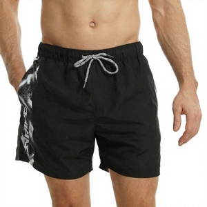 Shorts de bain pour hommes à séchage rapide, taille élastique, imprimés sur mesure, pour la plage et la natation - Product Image 3