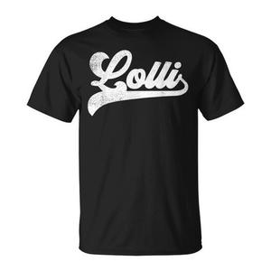 T-shirt Lolli in cotone nero unisex, maglietta promozionale - Product Image 1