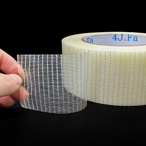 Striped Mesh Single-sided High Viscosity Tensile Fixed Glass Fiber <strong>Tape</strong> for Cricket <strong>Bat</strong> - Product Image 1