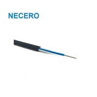 Penjualan Langsung Pabrik Kabel FTTH GYFXTBY G652 G657A 1-12 Core HDPE Kabel Serat Optik Luar Ruangan Non-logam