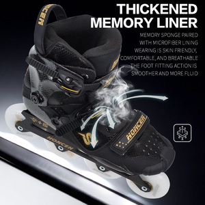 Patins à roulettes en fibre de carbone personnalisables, professionnels, pour adultes et enfants, légers, pour la course et l'entraînement - Product Image 6