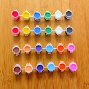 Bâtonnets de peinture aquarelle à capuchon concave 3ml 6 & 12 couleurs Simple double pinceau Vente en gros de peinture à la <span class=keywords><strong>gouache</strong></span> Peinture aquarelle essentielle - Product Image 6