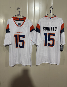 Camiseta de Fútbol Americano de Denver - <span class=keywords><strong>Bo</strong></span> Nix # 10 Patrick # 2 Nik Bonitto # Camiseta con 15 gráficos bordados, ropa unisex para fanáticos - Product Image 5