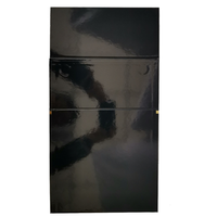Caja de Regalo Rígida Plegable Negra Brillante con Cierre Magnético, Empaque de Regalo de Lujo para Ropa, Vestidos y Zapatos