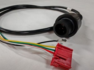 5-draads automatische kabelboom, rode 2-pins en waterdichte ronde stekker, 1 m veelkleurige koperdraad elektrische kabelassemblage voor auto's - Product Image 2