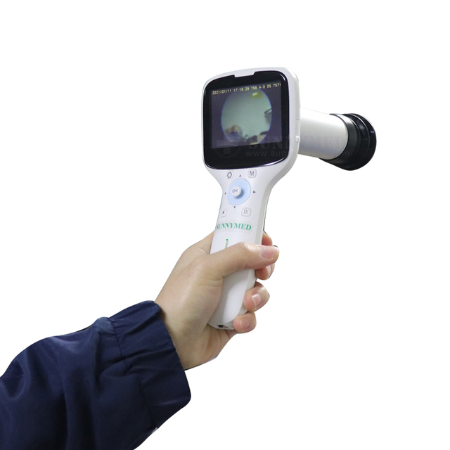 SY-V042N Ophthalmic Equipment Fundus Camera Manual Focus Digital Portable Vet Animal Eye Fundus Camera
