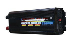 עליות חירום 2000w dc 12v כדי ac 110v 120v 60hz שונה inverter גל + מטען סוללה - Product Image 2