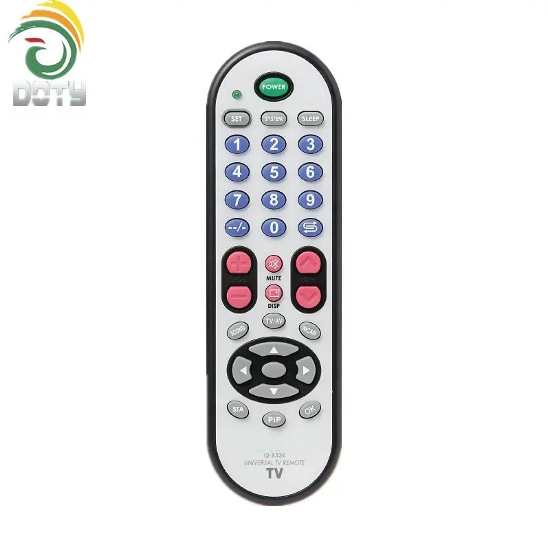 DT-Q-X33E universal controle remoto da tv que usou para 1000 marcas de TV