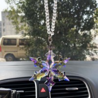 Хрустальный звездчатый световник-украшение