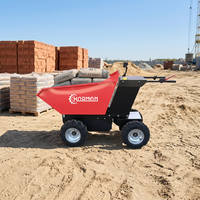 KNDMAX Vente directe d'usine en Chine ED600E Mini-dumper électrique 600 kg 4x4 avec benne basculante hydraulique et chargeur sur roues à batterie