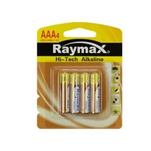 Raymax — batterie alcaline 1.5v aaa, 50 pièces, fournitures d'usine, LR03