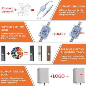 DC48V Waterproof Outdoor RGBIC LED <strong>Light</strong> Strips IP68 Rating Permanent Christmas <strong>Lights</strong> for Outdoors - Product Image 4