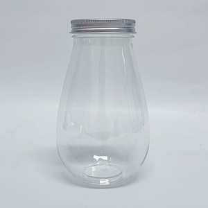Bouteille en plastique PET en forme d'ampoule pour boissons gazeuses de qualité alimentaire, avec bouchon à vis, prix abordable - Product Image 2