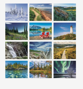 Calendarios Personalizados 2027 <span class=keywords><strong>de</strong></span> los Parques Nacionales Canadienses, Encuadernados con Grapa, Regalo Promocional con Logotipo Personalizado, Venta al Por Mayor Premium - Product Image 2