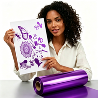 Film Métallique Violet Réactif au Toner (PET) 13m Épais Écologique pour Imprimante Laser Plastifieuse DIY Marque NOMANT Personnalisable