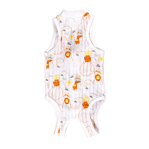 Traje de esterilización <span class=keywords><strong>para</strong></span> gatos, ropa protectora postoperatoria de poliéster con estampado de frutas <span class=keywords><strong>para</strong></span> gatos y <span class=keywords><strong>perros</strong></span> machos y hembras, <span class=keywords><strong>chaleco</strong></span> - Product Image 2