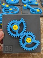 Perlengkapan struktur mekanik DIY layanan mesin kustom cetak 3D PETG prototipe cepat untuk mesin untuk anak-anak