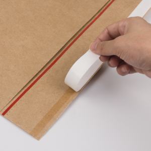 Enveloppes en papier kraft biodégradables personnalisées pour envoi postal express avec poignée - Product Image 3