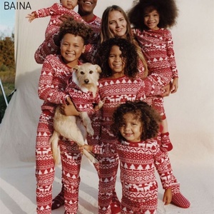 Nouveau Noël Famille À Manches Longues Salon Pyjamas <span class=keywords><strong>Nuisette</strong></span> Femmes Vêtements De Nuit Home Wear Ensemble - Product Image 1