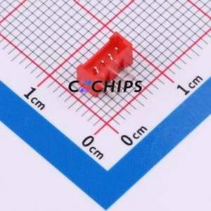 BX-MX1.25-4PWZ-R Wire-to-Board Pin Header Bent Lead Through Hole,P=1.25mm 1x4P 1.25mm Right Angle Insert PicoBlade (MX 1.25) - Product Image 1